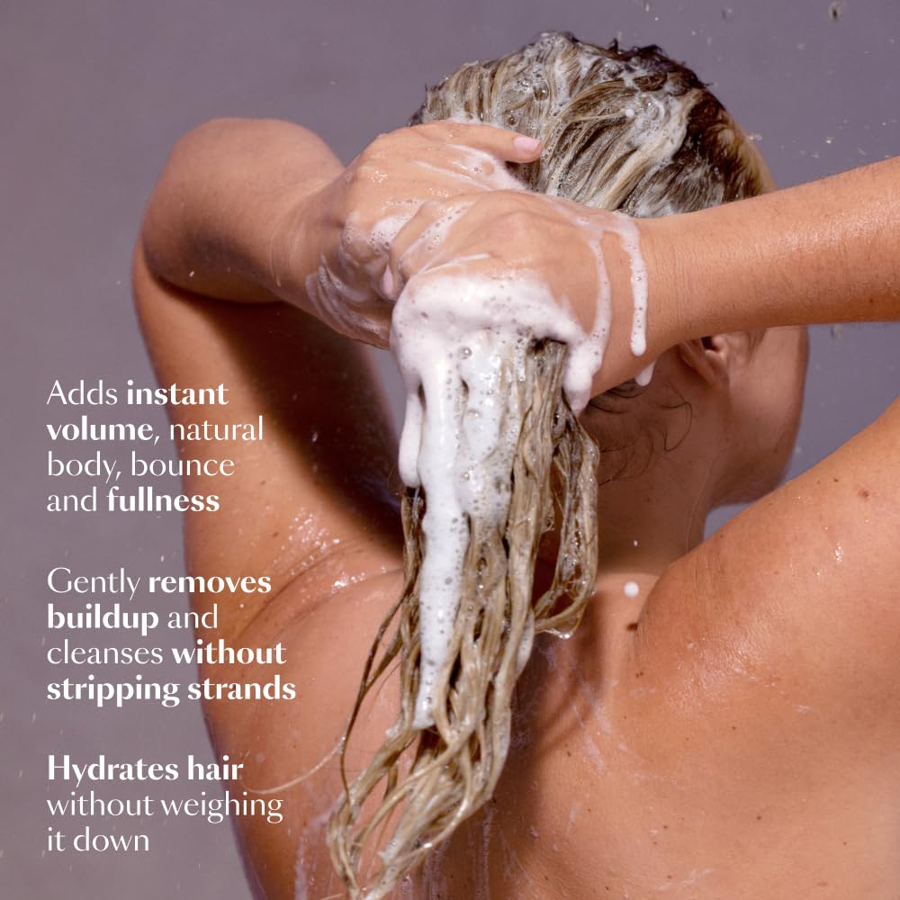VEGAMOUR UPLIFT Volumizing Shampoo For fine, flat & thinning hair, Provides Volume & Resists Humidity, Non Sticky Formula, Bouncy Soft Hair - Maple Wellness Supplements