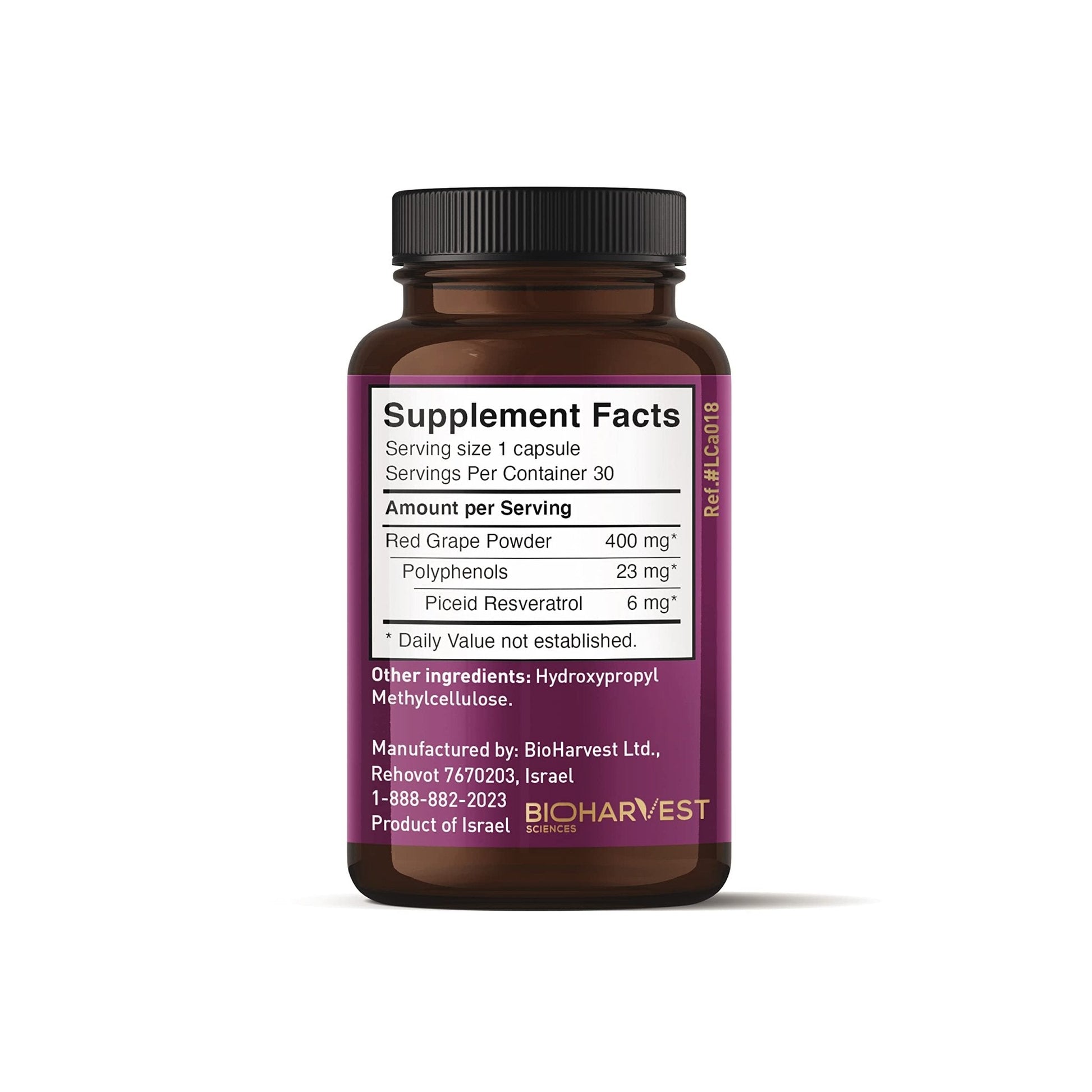 VINIA Piceid Resveratrol Supplement Capsules. Increases Blood Flow and Nitric Oxide. Blood Pressure and Heart Health Support - Maple Wellness Supplements