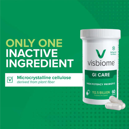 Visbiome® GI Care - High Potency Probiotic - 112.5 Billion CFU Live Probiotics, Original De Simone Formulation - Maple Wellness Supplements
