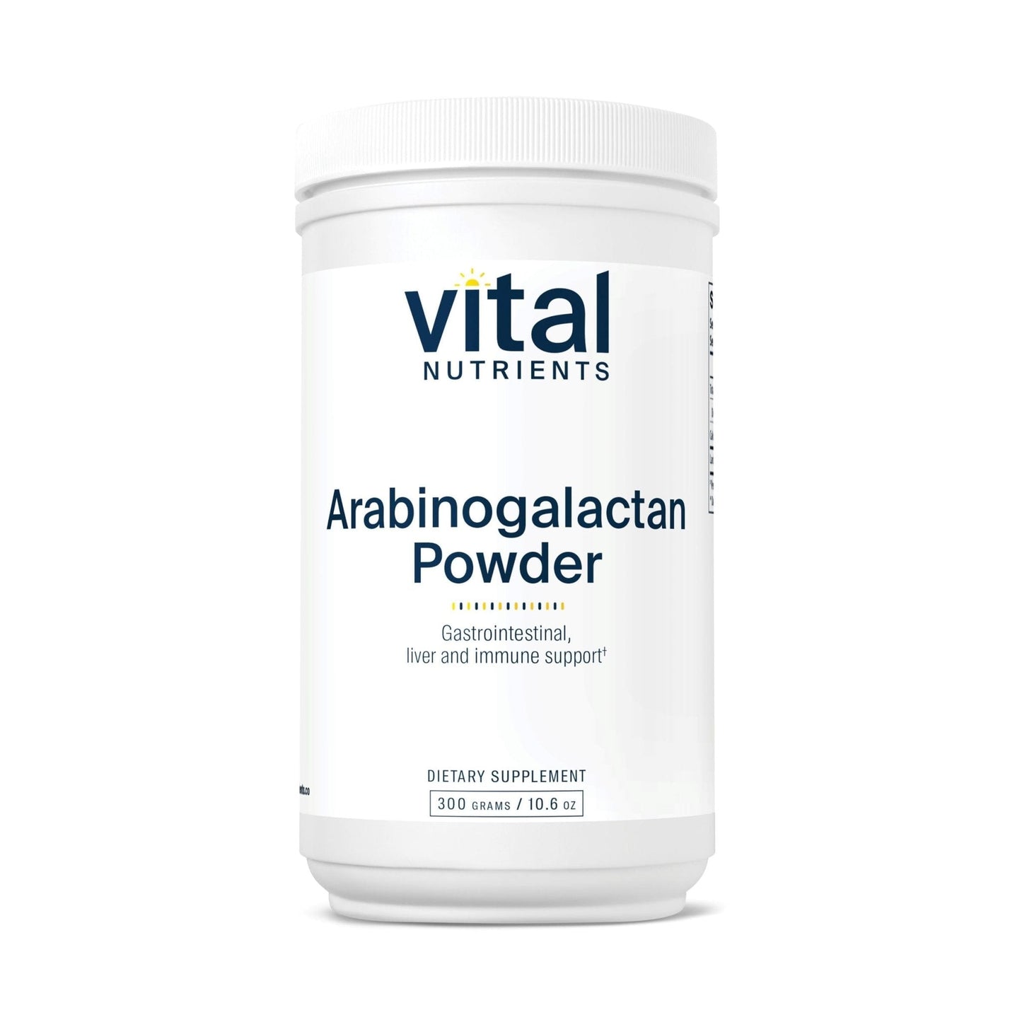 Vital Nutrients Arabinogalactan Powder - Vegan Prebiotic Fiber Supplement for GI Health, Liver, and Immune Support - Maple Wellness Supplements