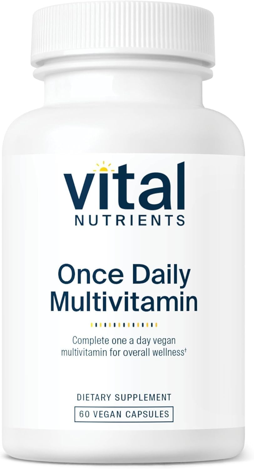 Vital Nutrients Once Daily Multivitamin - Vegan Multi for Women & Men - Allergen-Free - 19 Essential Vitamins + Antioxidants for Eye and Heart Health - Maple Wellness Supplements