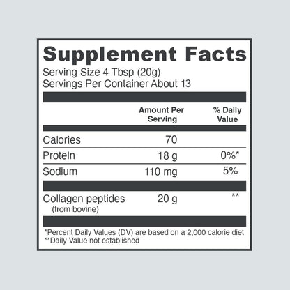 Vital Proteins Collagen Peptides Powder, Promotes Hair, Nail, Skin, Bone and Joint Health - Maple Wellness Supplements