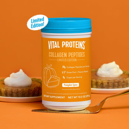 Vital Proteins® Pumpkin Spice Collagen Peptides, 20g Collagen Peptides, Healthy Hair, Skin, Nails & Joints - Maple Wellness Supplements