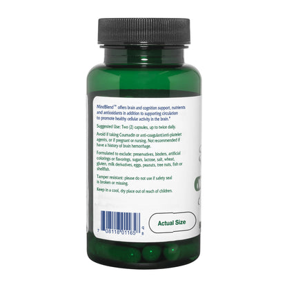 Vitanica MindBlend, Brain Support, Vegan, 60 Capsules - Maple Wellness Supplements