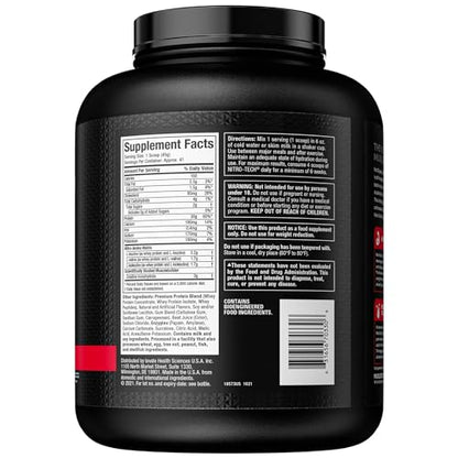 Whey Protein Powder, MuscleTech Nitro-Tech Whey Protein Isolate & Peptides, Protein - Maple Wellness Supplements