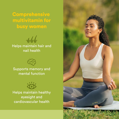 Whole Earth & Sea from Natural Factors, Women's Multivitamin & Mineral, Whole Food Supplement, Vegan, 60 tablets (30 servings) - Maple Wellness Supplements