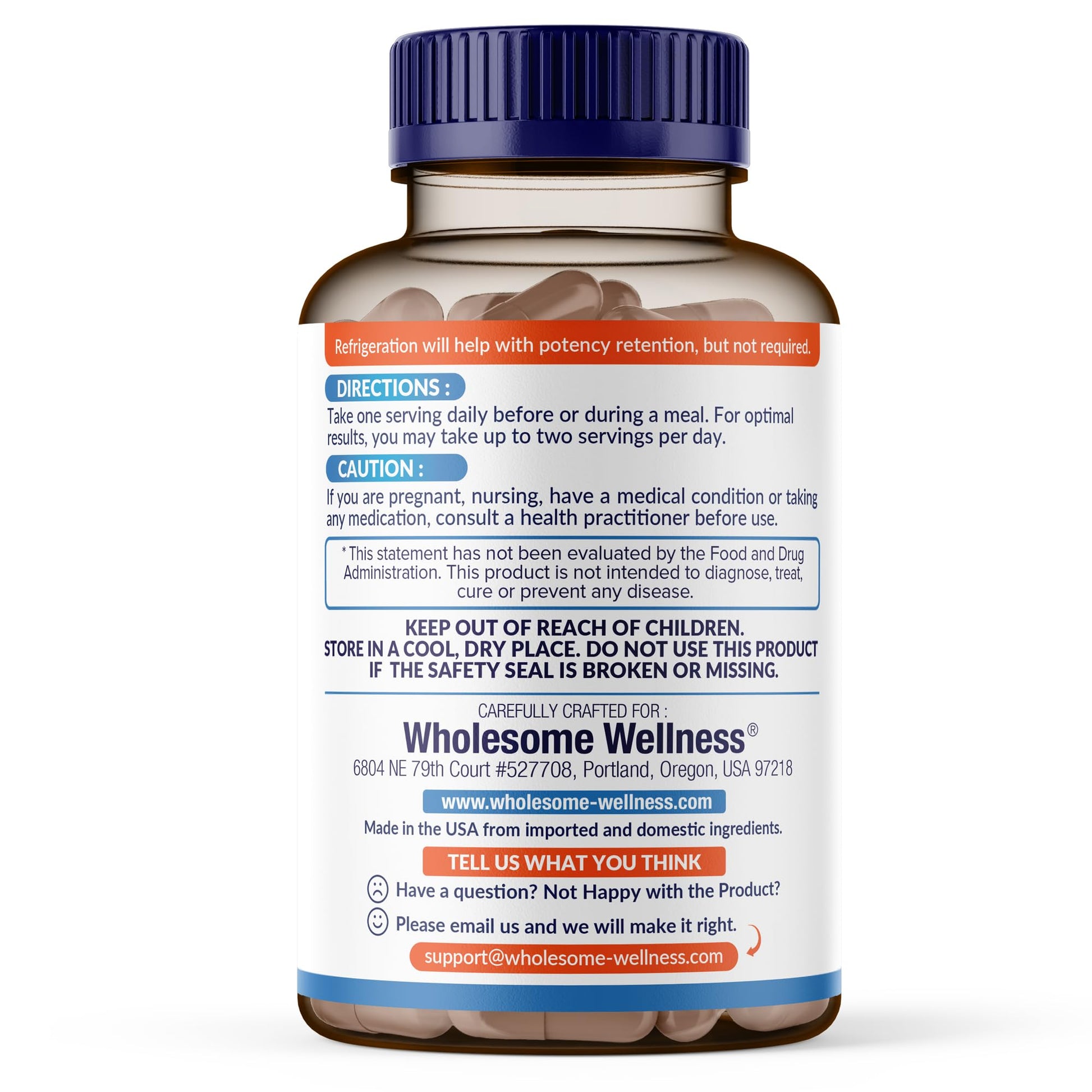 Wholesome Wellness Organic Raw Probiotics 100 Billion CFU, Dr Formulated for Women and Men, Complete Adult Supplement with Prebiotics - Maple Wellness Supplements