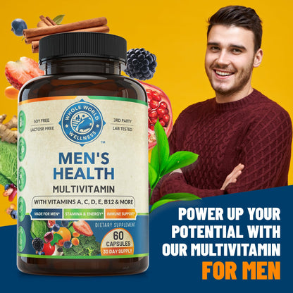 Womens Daily Multivitamins & Mens Daily Multivitamins Bundle (One Bottle Each) - Supports Holistic Wellness, Including Energy & Focus. Multivitamin & Multimineral Blend. Made in The USA. - Maple Wellness Supplements