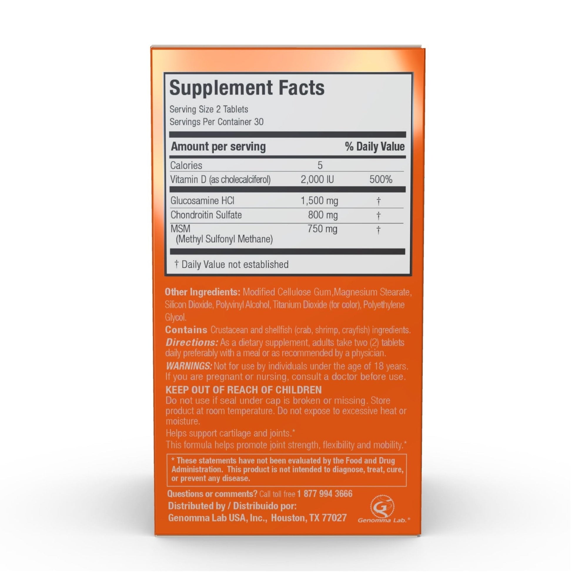 X Ray Dol Triple Action Joint Health Supplement, with 5X Vitamin D, Glucosamine 1500mg - Maple Wellness Supplements