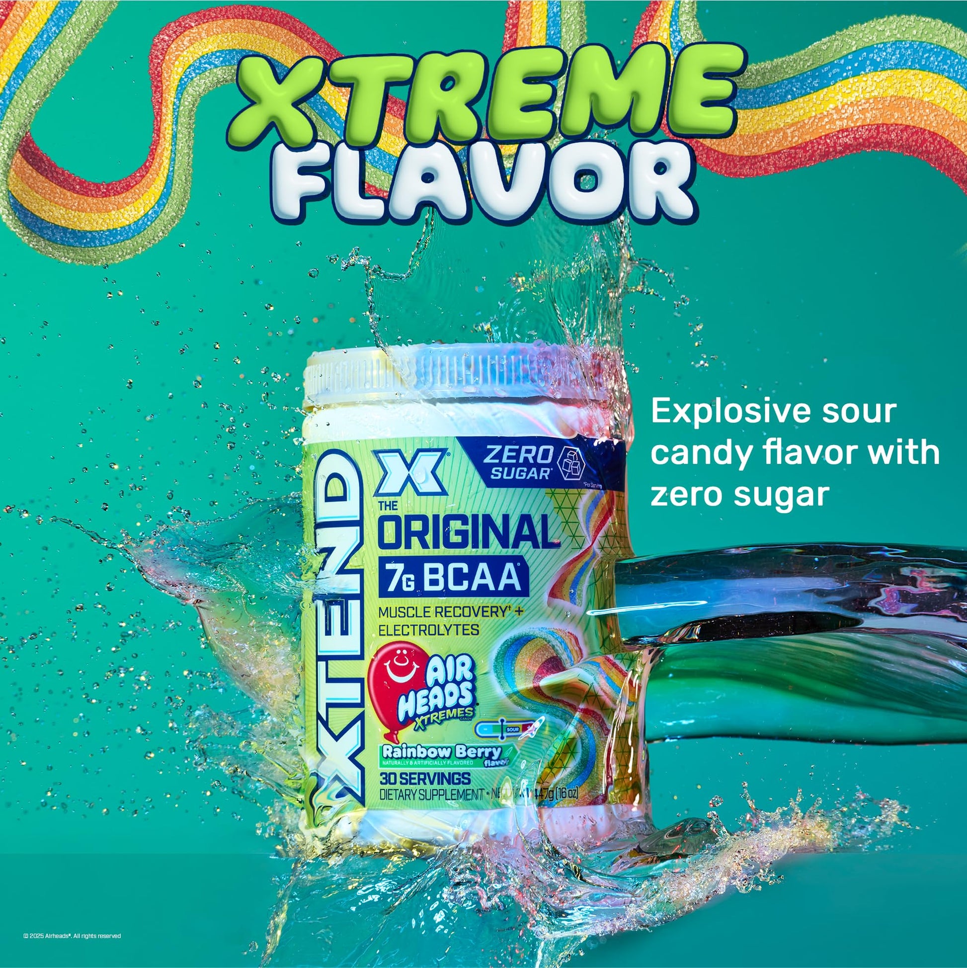 Xtend Original BCAA Powder, 7g BCAAs and 2.5g L-Glutamine for Muscle Recovery, Hydration, and Lean Muscle, Sugar Free Intra and Post Workout Drink, - Maple Wellness Supplements