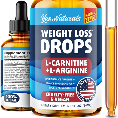 YES NATURALS! Weight Loss Drops - Natural Metabolism Booster & Appetite Suppressant - Maple Wellness Supplements