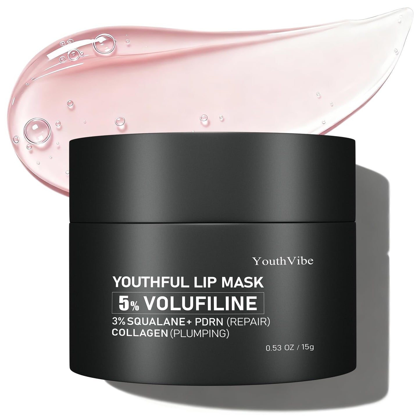 YouthVibe Lip Mask Overnight Moisturizing - Nourish & Hydrate, Antioxidants, 5% Volufiline - Maple Wellness Supplements